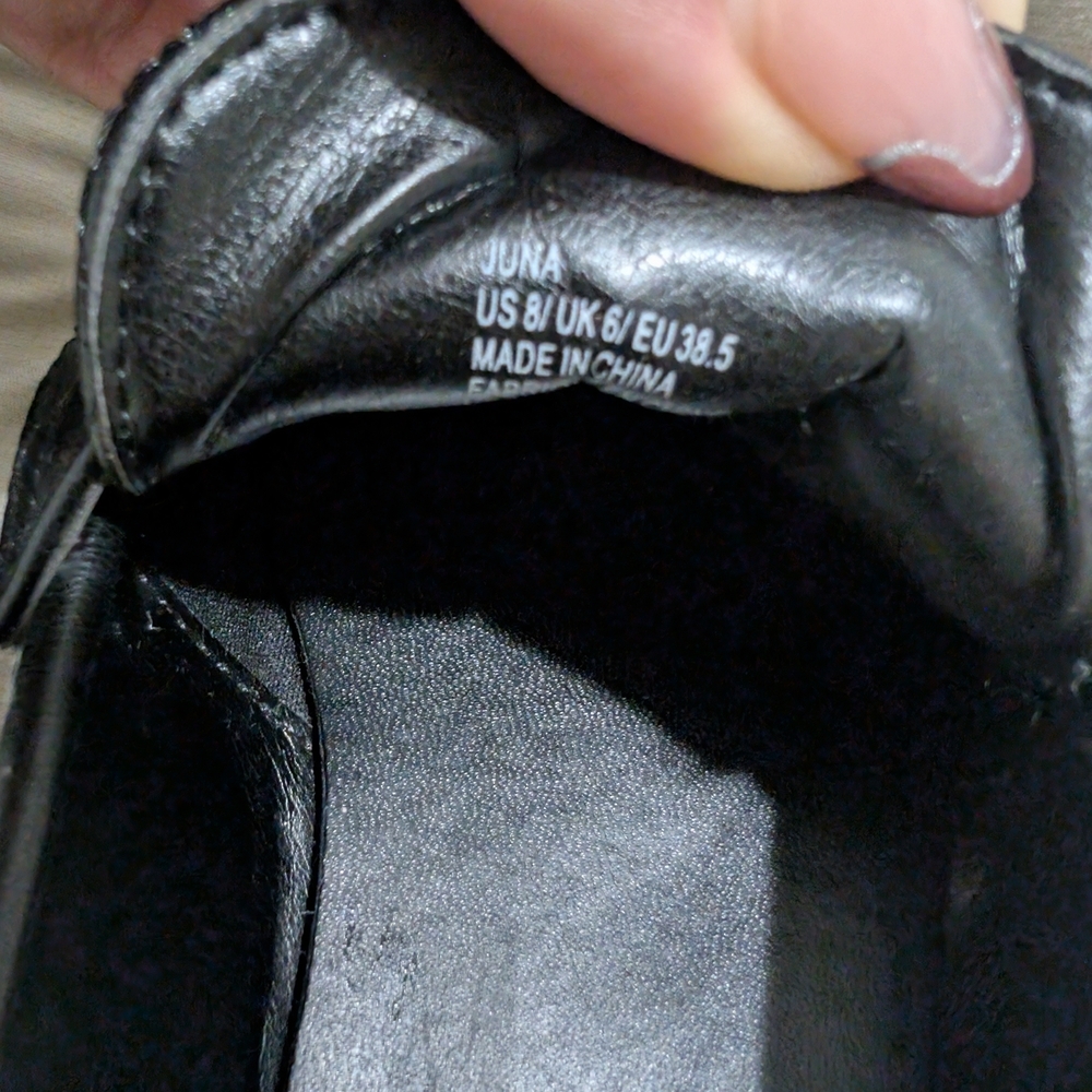 Shoe Dazzle Black Women's Loafers - Picture 4 of 9